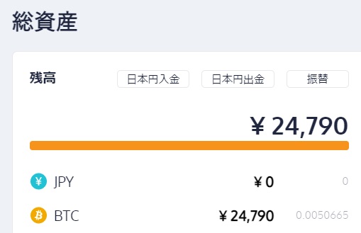 ビットコイン500万円