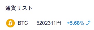 ビットコイン500万円